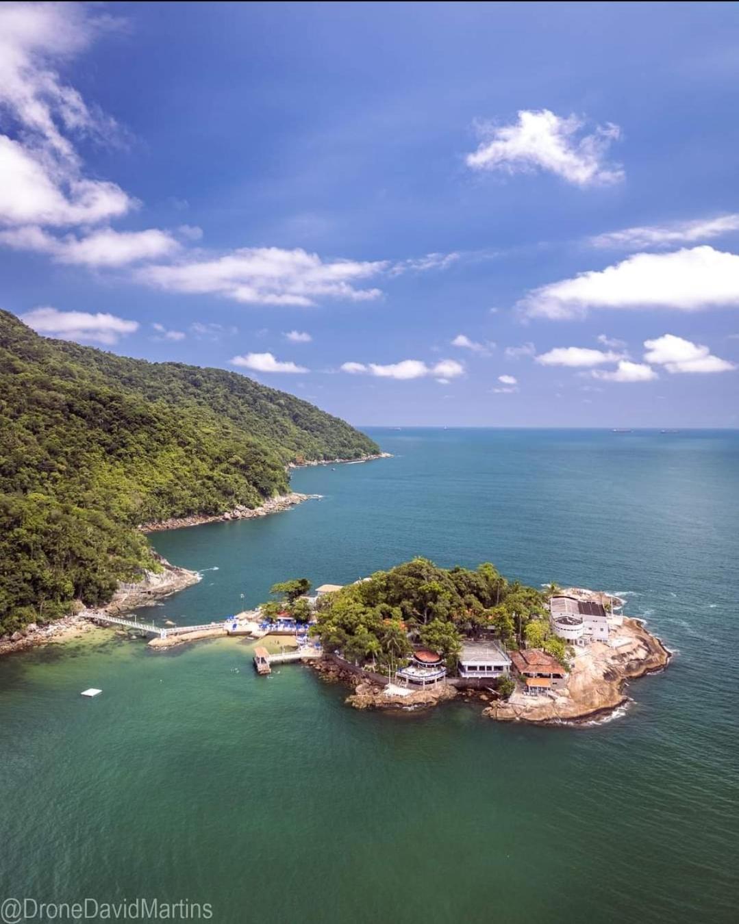 Vista Mar Na Praia Do Gonzaga Сантус Екстер'єр фото