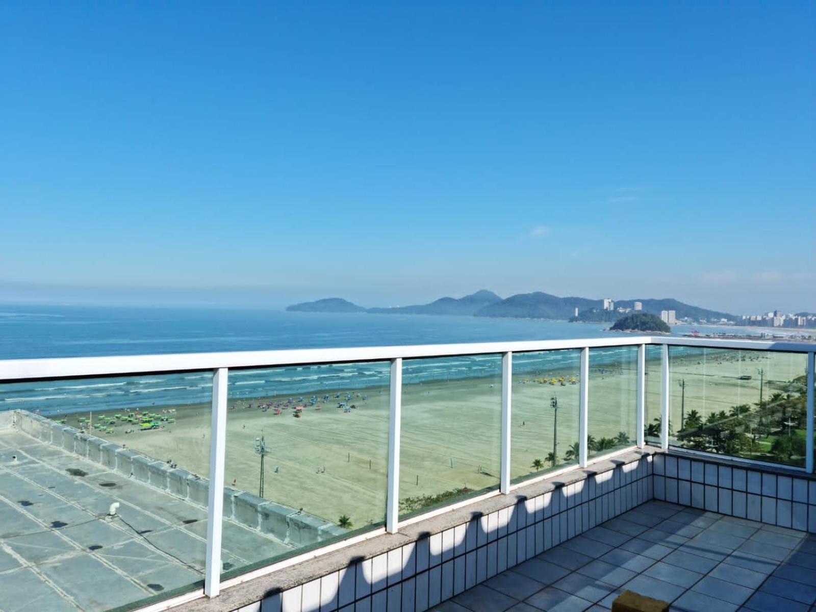 Vista Mar Na Praia Do Gonzaga Сантус Екстер'єр фото