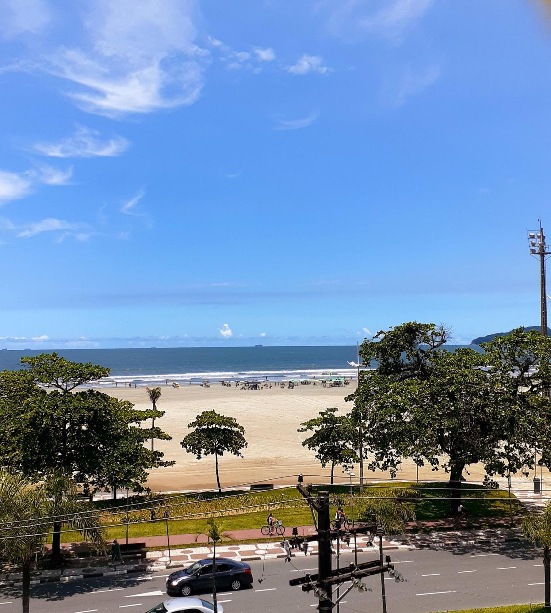 Vista Mar Na Praia Do Gonzaga Сантус Екстер'єр фото